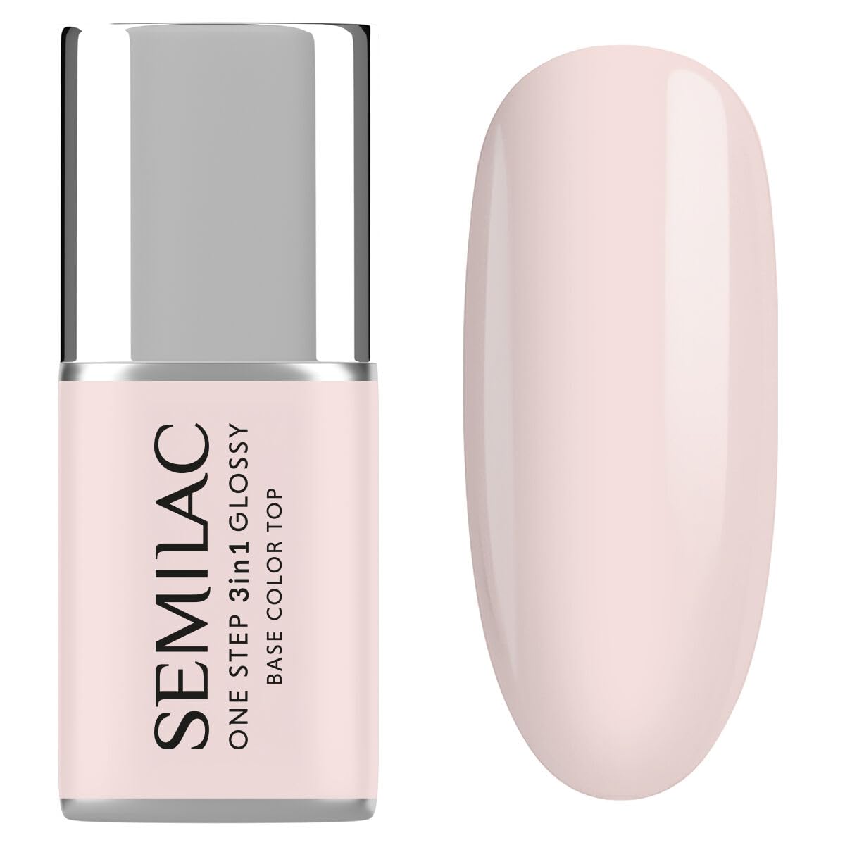 Semilac 3 W 1 One Step Glossy Lakier do Paznokci, S255 Ecru, 7 ml