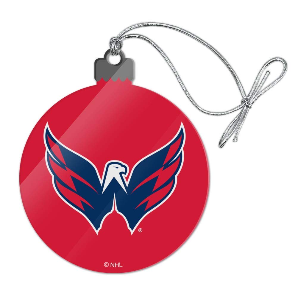 GRAPHICS & MORE NHL Washington Capitals Logo Acrylic Christmas Tree Holiday Ornament