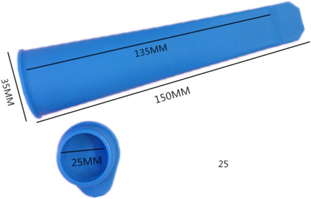 Silicone Ice Pop Mold 10pcs DIY Handheld Ice Cream Making Tool