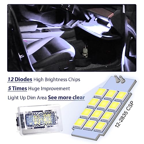 Kit de bombillas LED para interior Tesla Modelo 3 X S Y rojo miniatura 2