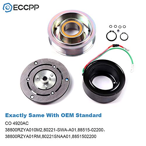 Image of ECCPP AC Compressor Clutch for Honda CR-V for Honda Civic 2.4L 2007-2015