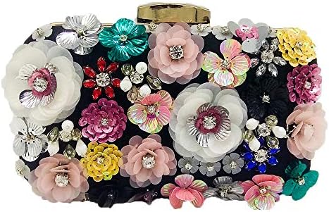 Vintage Women Flower Clutch Purse Evening Bags and Clutches Bridal Wedding Party Handbags