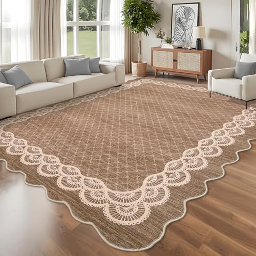 Tapete Lavable LUXLOOM 8x10 Low-Pile Camel miniatura 2