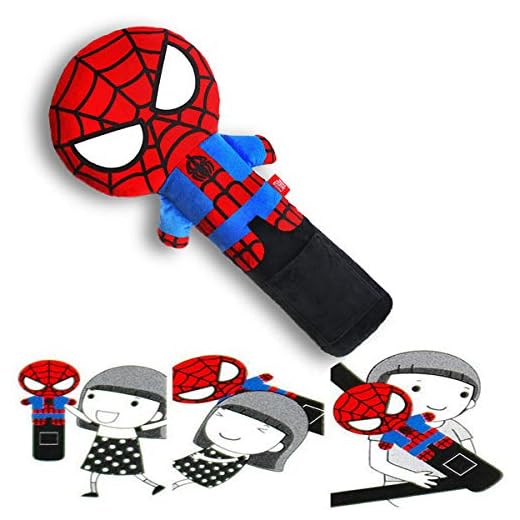 Seatbelt Pillow for Kids, Car Pillow Seat Belt Cushion Kids Seatbelt Spider Superhero Pillow, Car Seat Belt Covers Child SeatHead Rest Support Shoulder Pad, Seat Strap