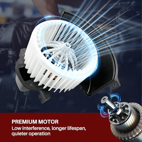 Image of 700262 AC Heater Blower Motor Fan Assembly Fit for Audi q7 2007-2015 ，for Volkswagen Touareg 2004-2010 4L1820021B, 7L0820021Q