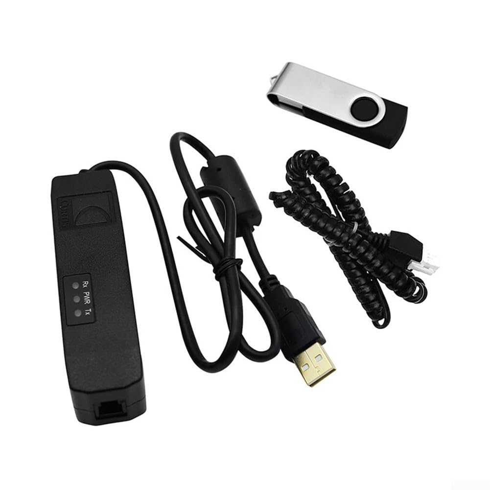 1314-4402 - Programador de PC para controles Curtis con interfaz USB 1309, herramienta de diagnóstico y parámetros para Windows XP/Vista/7/8 para cable USB en ABS Kit