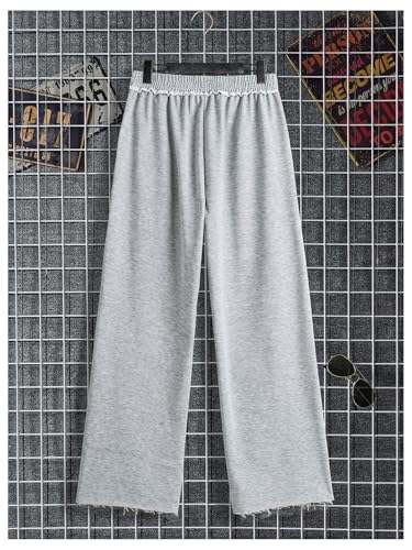 SOLY HUX Men's Casual Sweatpants Elastic Waist Wide Leg Baggy Track Pants with Pockets2