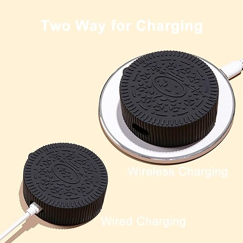 Miniatura 5 de Bonita funda compatible con AirPods 3rd con mosquetón y llavero, divertida funda de silicona suave 3D a prueba de golpes para Airpod 3rd