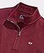 Vineyard Vines Men's Saltwater Quarter-Zip, Crimson