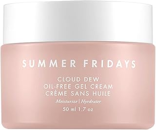 Summer Fridays Cloud Dew Oil-Free Gel Cream - Hydrating, Brightening Formula with Antioxidants - 1.7 Fl Oz (Full Size)