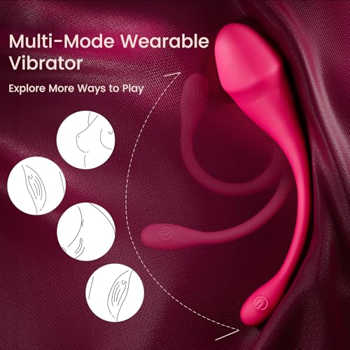 ECRVOM Sex Toys App Control Vibrator, Egg Wearable Panty Vibrators with 10 Vibrations, Long Distance G spot Vibrator Adult Toys, Dildo Bullet Vibrator Anal Plug Sex Toy for Couples - Image 7