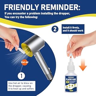 Soodyoow Kit 2X30g Colla per Plastica, Adesivo Veloce Extra Forte, Ideale per Riparazioni, Modelli, Acrilico, PLA, 3D Stampa, Hobbisti e Professionisti