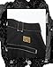 FB County Kackies Cargo Work Pants, Black and White, 44 - Unisex Loose Fit Cotton-Poly Twill Cargo Pants w/Button & Zip Fly Closure