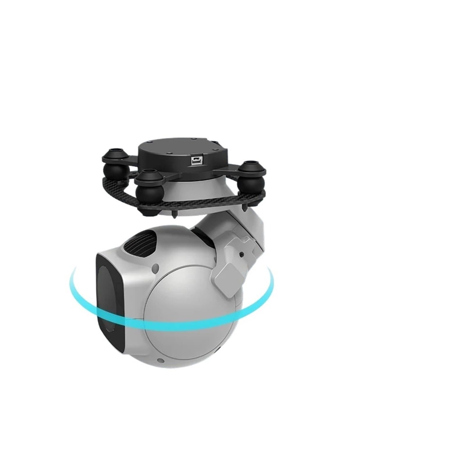 Telecamera cardanica for drone 4K con zoom 40x a 3 assi | Obiettivo stabilizzato a doppia modalità for la registrazione aerea in ambienti scarsamente illuminati