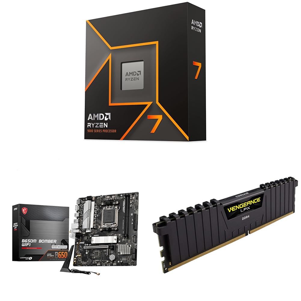 Amd 9000 Series Ryzen 7+Msi B650 Motherboard+Corsair 16G DDR4-picture-10