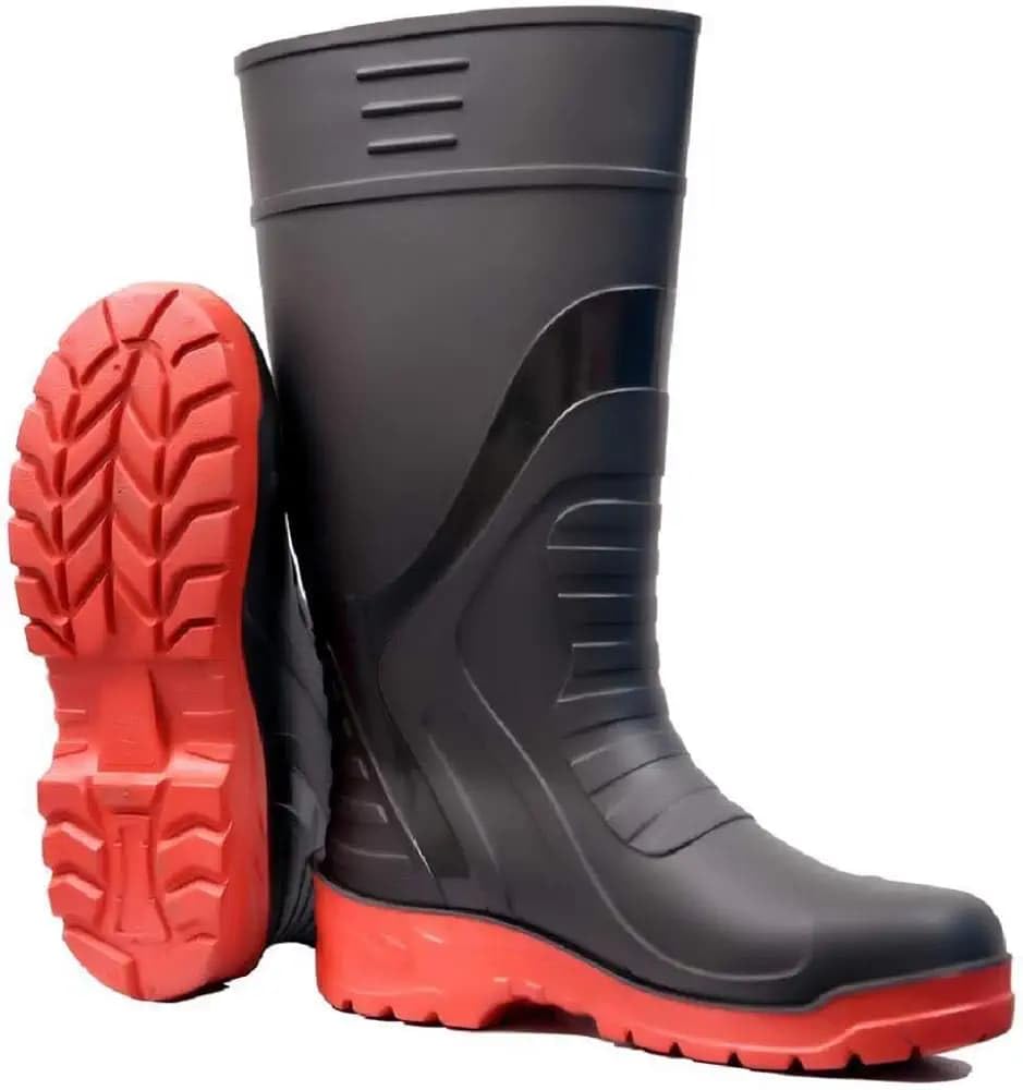 Original PVC Safety Gamboots/Long Lasting Safety Gamboots/Soft Toe Safety Gamboots/Full PVC Dual Density Gamboots. (8, UK Footwear Size System, Adult, Men, Numeric, Medium, 8, 10)