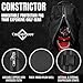 CaddyDaddy Golf CDYCON2GP Constrictor Grey with North Pole Golf Bag Travel Cover, Black/Grey