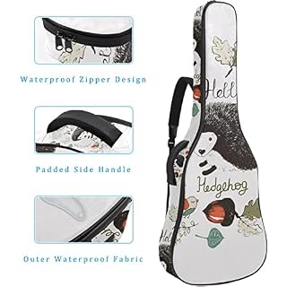 Housse de transport rembourrée imperméable Oxford pour guitare avec bandoulière réglable - Les Beatles, Paul McCartney, John Lennon, RIngo Starr, George Harrison Housse de transport rembourrée imperméable Oxford pour guitare avec bandoulière réglable – Image 4