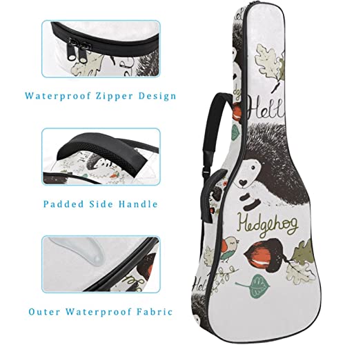 Housse de transport rembourrée imperméable Oxford pour guitare avec bandoulière réglable - Les Beatles, Paul McCartney, John Lennon, RIngo Starr, George Harrison Housse de transport rembourrée imperméable Oxford pour guitare avec bandoulière réglable – Image 5