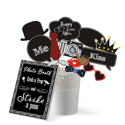 35pcs Insta-Themed Social Media Party Selfie Photo Booth Props with Speech Bubble DIY Photo Props for Birthday, Graduation, Festivals, Anniversary, Wedding Event Decoration Party Supplies - Image 4