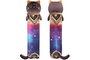 MerryXD Kawaii Long Cat Plush Body Pillow: Cuddly Companion for Kids and Adults