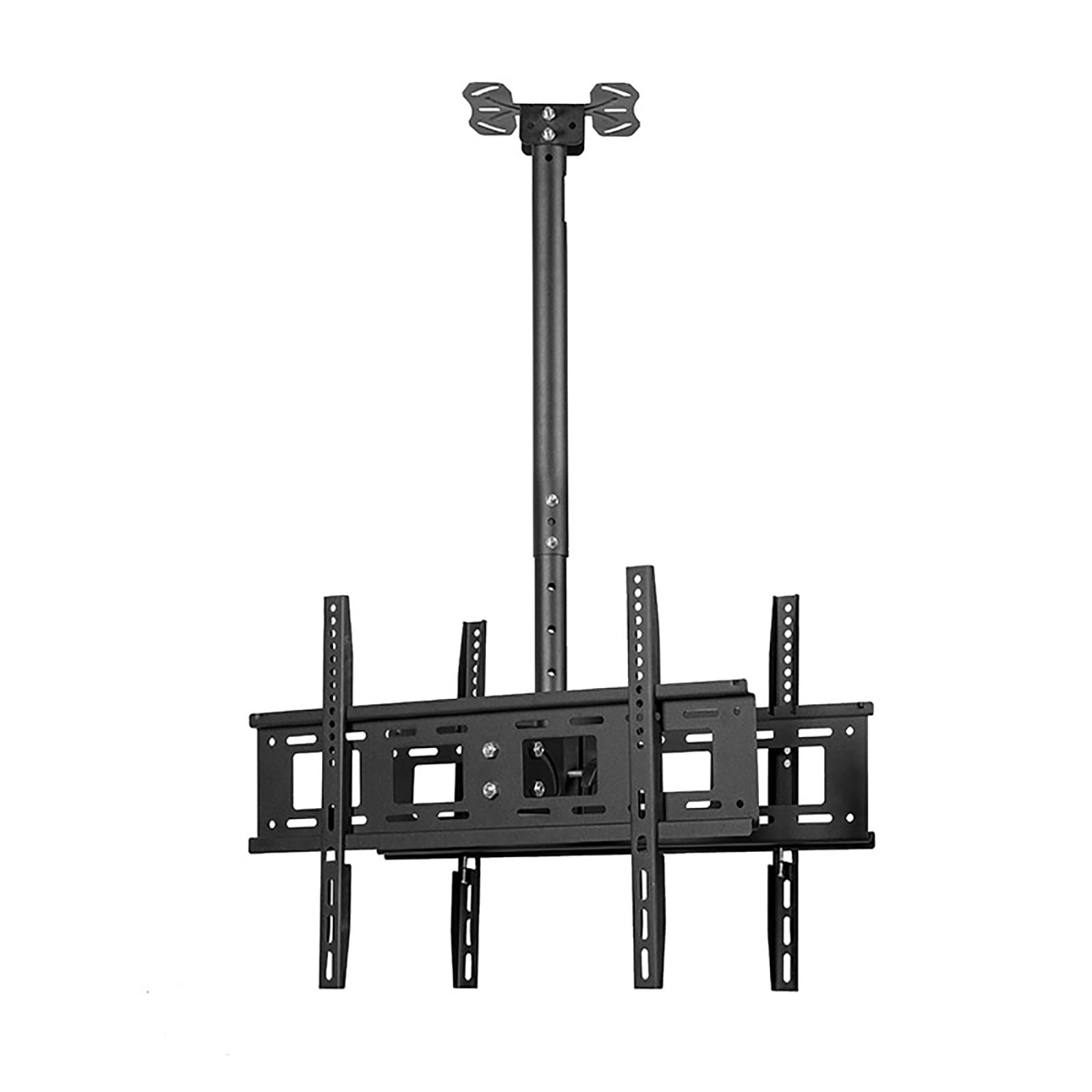HPTHLY Tv Standceiling Tv Bracket Adjustable Height Full Motion 360 Deg Rotation Tilting Swiveling Tv Ceiling Mount Fits 32-70 Inch Dual Screen Tv,2.5-3M (2.5)