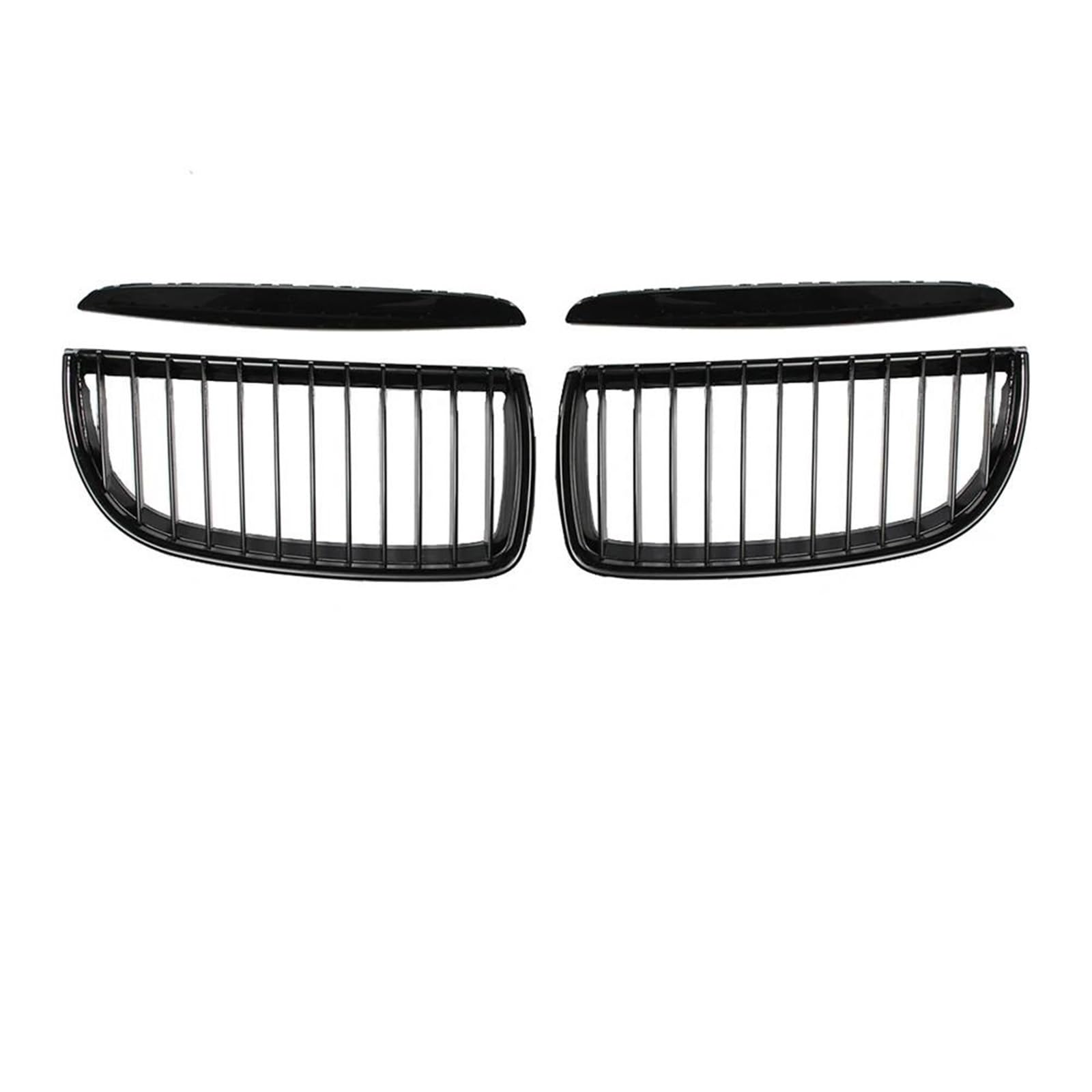 Grille avant calandre pour BMW E90 E91 2005-2008 double lattes noir