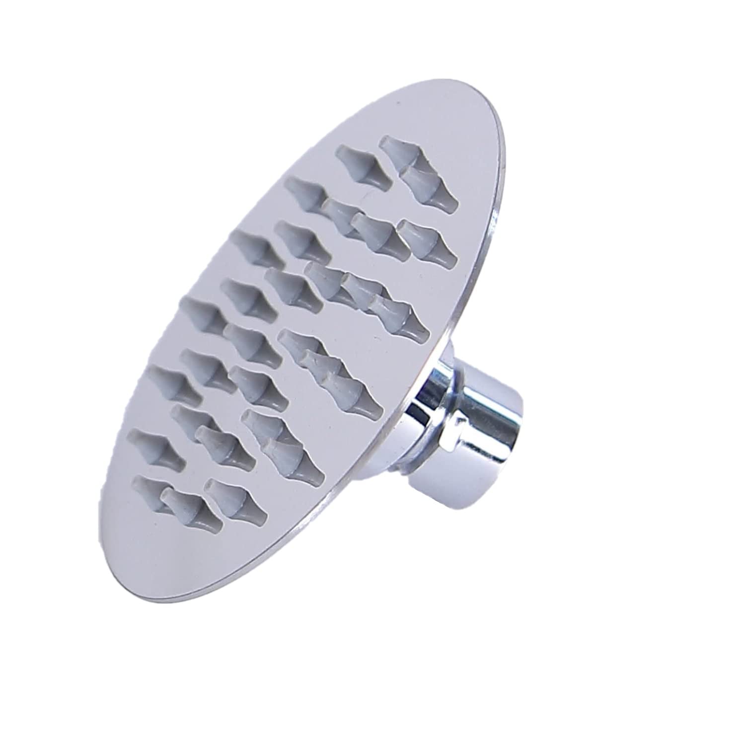 ZENZERO® - SOFFIONE DOCCIA in acciaio inox - ugelli anticalcare - getto a pioggia - Pezzi 1-10cm (Ø TONDO)
