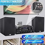 Pyle Bluetooth Home Audio Amplifier Receiver Stereo 300W Dual Channel Sound Audio System w/MP3, USB, SD, AUX, RCA, MIC, Headphone, FM, LED, Reverb Delay, for Home Theater Speakers, Studio - PDA69BU - Image 5