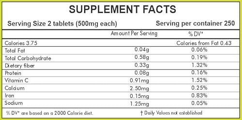 Herbal Hills Organic Barley Grass Tablets And Organic Alfalfa Tablets Each 120 Count Combo (Pack Of 2) #TOP4
