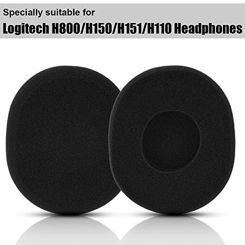 VBESTLIFE Foam Earbuds Case, Soft Foam Earbuds Cover for H800/H150/H151/H110, Breathable, Ergonomic Design, Black - Image 4