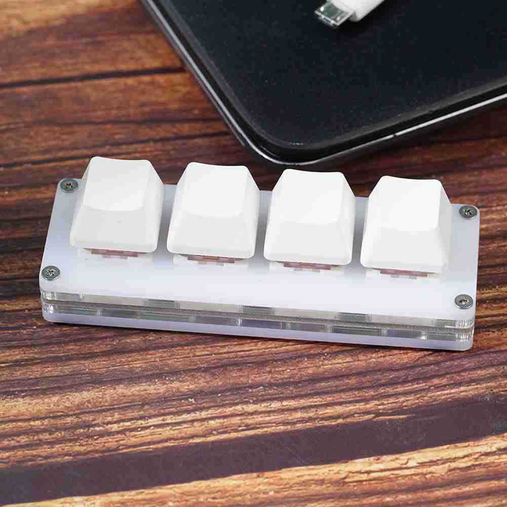 Amazon | ミニキーボード 4キーメカニカルキーボード ゲーム用キー
