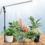 JCBritw 植物育成ライトT12バー スタンド付き LED 6500K白いフルスペクトルLED植物ライト 室内栽培 苗木栽培 顕花植物栽培向け水耕栽培ランプ 野菜工場 植物栽培工場 温室/園芸に適用