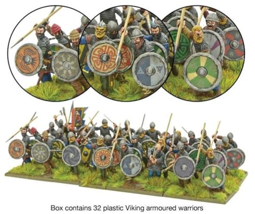 Miniaturas Hail Caesar Viking Hirdmen 28mm Wargaming miniatura 2
