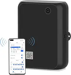 Difusor de aroma eletrico profissional 500ml conexao celular c/chave 600m2 (Preto)