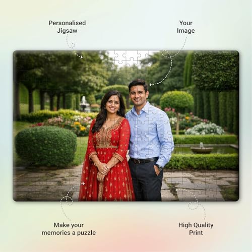 Image of Personalized Photo Jigsaw Puzzle for Kids & Adults | Custom Picture Puzzle with Your Image | Family Game & Brain Activity | Unique Birthday