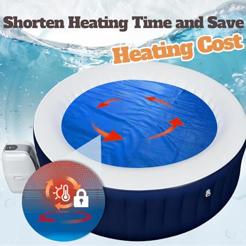 Cubre Piscina Térmico Solar 6x6 FT Azul miniatura 5