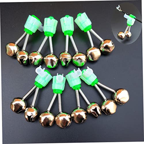 Vissen Bite Alarmen Visstang Bellen Geluid alarm Bite -indicator voor riviermeerpool Vissen 10 -stks, Bells van vissershengelden - Image 3