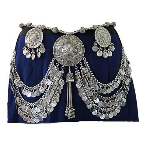 IndiaStop Tribal Belt Oxidized Vintage Festival Bohemian Womens Fashion Belly dance Cover