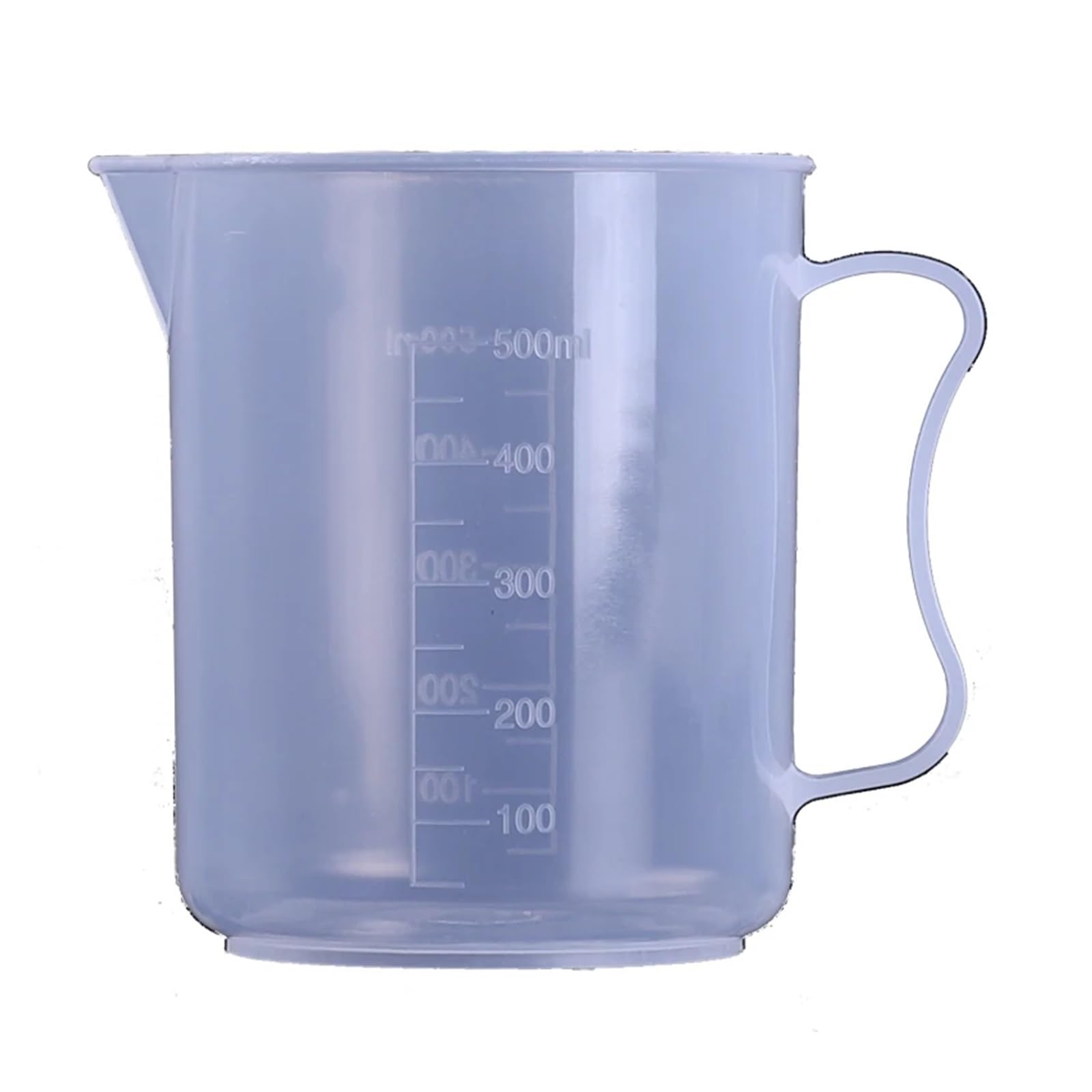 Vaso medidor de plástico con asa, 500 ml, ideal for cocinar, hornear y hacer bricolaje.(5000ml ordinary)