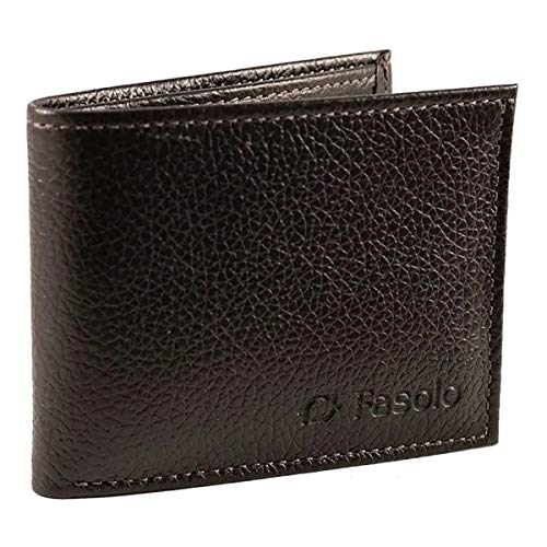 FASOLO Carteira em Couro Masculina, Café, H007143101