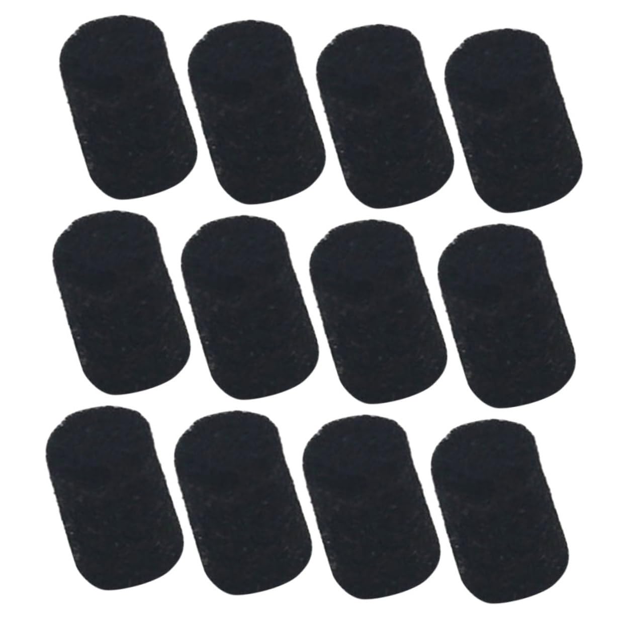BESPORTBLE 12pcs Saxophone Felt Pads for Key Height Positioning Durable Felt Columns for Alto Saxophone Maintenance Essential Sax Parts for Musicians Compact