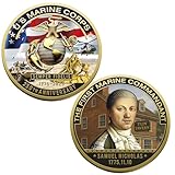 USMC 250th Anniversary Challenge Coin – Marine Corps US Army Military Challenge Coins – Patriotic Veteran Collectibles – USMC Challenge Coin – Military Commemorative Gift (D)
