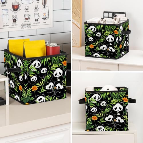 Organisation de la maison simplifiée avec la boîte pliable panda mignon - 8