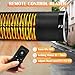 Electric Outdoor Heater, 1500W Patio Heater for Outdoor Use, Wall-Mounted Carbon Infrared Heater,With Remote, 3 Heat Levels, 8H Timers, Radiant Heater for Garage, Gazebos, Shop