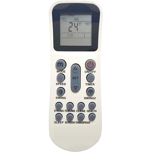VNQ Ac Remote Compatible For Lloyd Ac Remote Exactly Same R