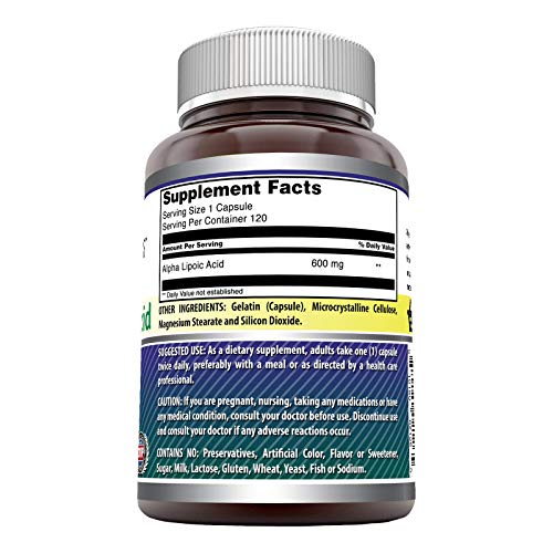 Acido Fólico, acido alfa lipoico precios Marca amazing nutrition (3)