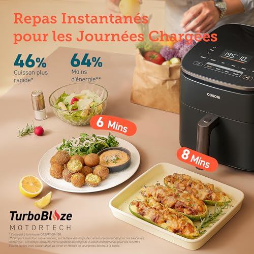 COSORI TurboBlaze 9 en 1 — Friteuse 6L