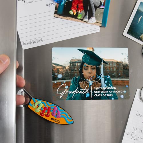 Imanes decorativos personalizados para graduación 25 piezas miniatura 2
