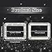 TOMALL Bling Car Accessories Compatible with Honda Accord 11th 2023-2025 Hazard Warning Button Cover for CRV Civic HRV Center Console Air Vent Hazard Warning Light Cap Trim Decorations for Car